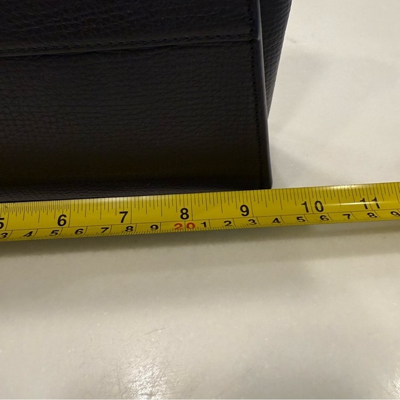 Henri Bendel Tilda Crossbody / Clutch Bag Black Pebble Leather Gold Chain Strap - Picture 10 of 15